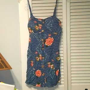 NEW blue and floral dress